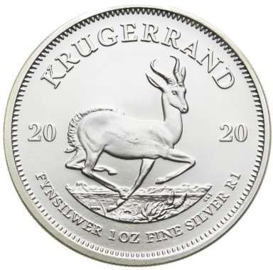 Investment Silver Krugerrand - 1 Oz - front