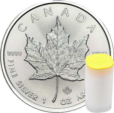 Investment silver Maple Leaf - 1 Oz (Price for 25 pcs including VAT) - front