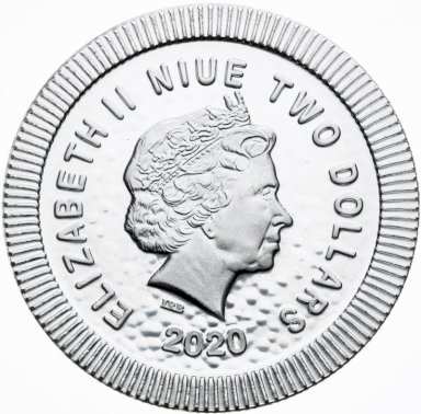 Investment silver Owl - 1 ounce - back