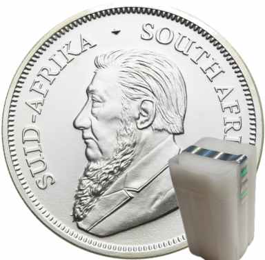 Investment Silver Krugerrand - 1 Oz (Price for 25 pcs including VAT) - back