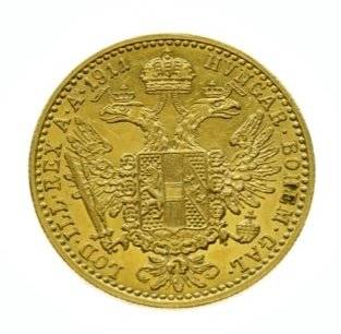 Dukát 1911 BZ - revers