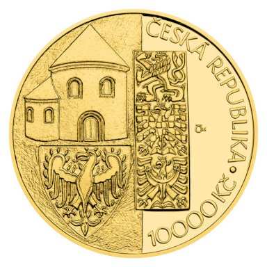ČNB 10000 Kč 2025 - Kníže Václav PROOF - reverz