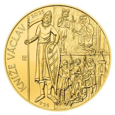 ČNB 10000 Kč 2025 - Kníže Václav UNC - averz