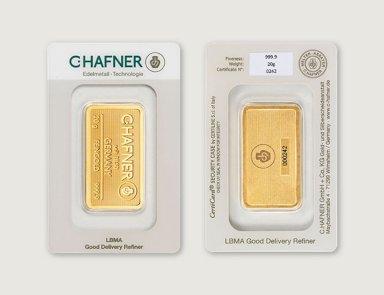 C. Hafner Gold Bars – a Trusted Choice Among Investors