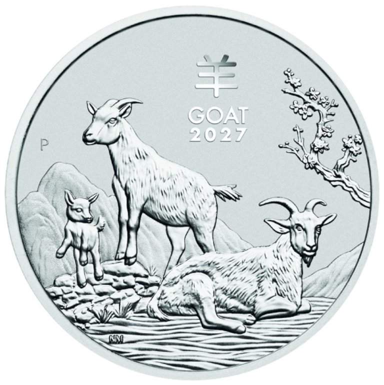 Investment silver Year of the Goat 2027 - 1 ounce (1)