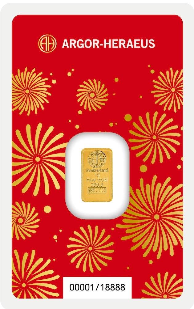Gold bar Year of the horse 2026 Argor-Heraeus 1 g (2)