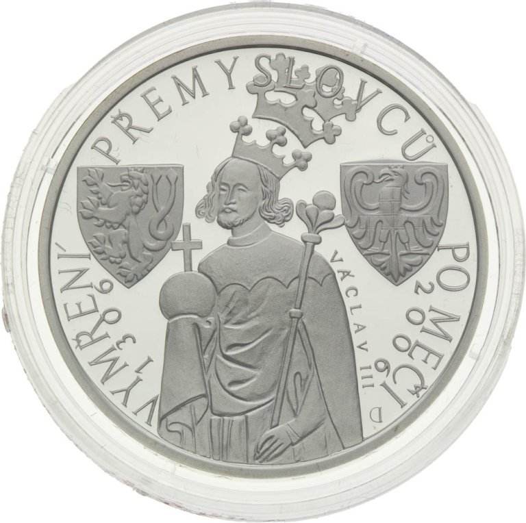 200 Kč 2006 - 700. výročí vymření přemyslovců po meči - stříbrné pamětní mince ČNB (1)