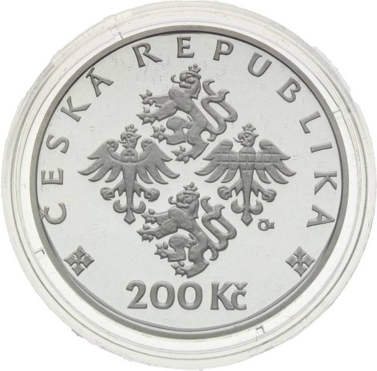 200 Kč 2002 Sv. Zdislava z Lemberka - stříbrné pamětní mince ČNB (2)