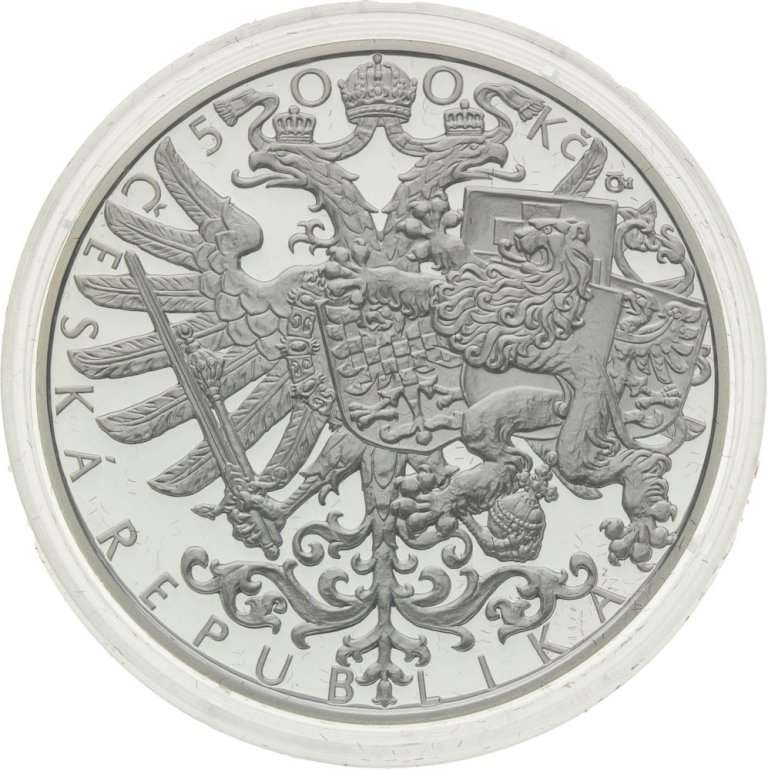 500 Kč 2017 Bitva u Zborova - strieborné pamätné mince ČNB (2)
