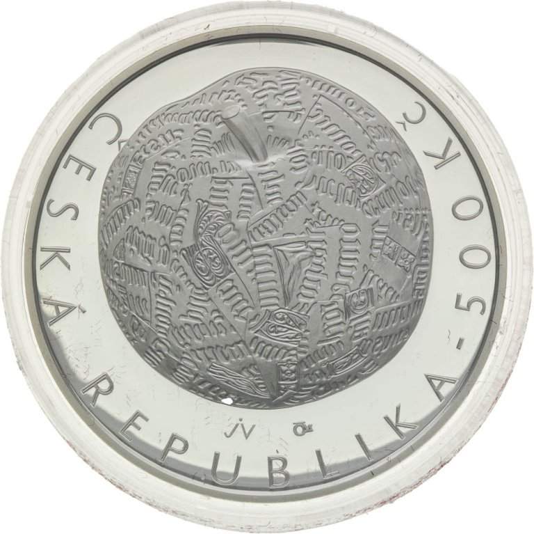 500 Kč 2014 Jiří Kolář - strieborné pamätné mince ČNB (2)