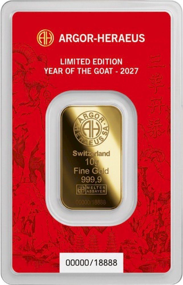 Gold bar Year of the goat 2027 Argor-Heraeus 10 g (2)