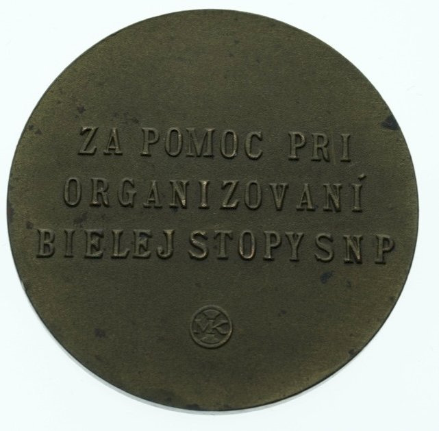 Medaila 1986 Biela stopa Kremnica - B. Bystrica (2)
