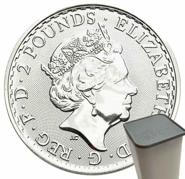 Britannia 1 Oz Silver Investment Coin (Price 25 pcs with VAT) (1)