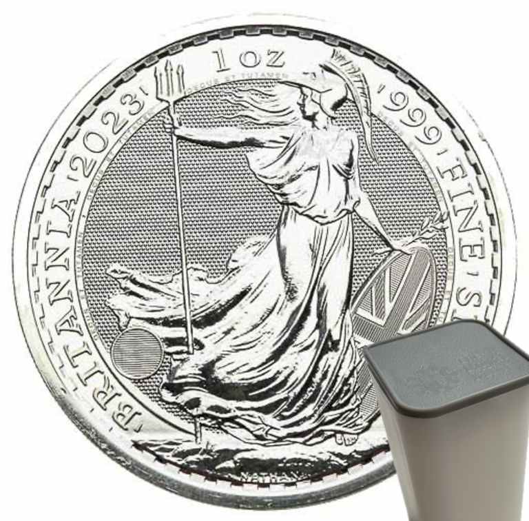 Britannia 1 Oz Silver Investment Coin (Price 25 pcs with VAT) (2)