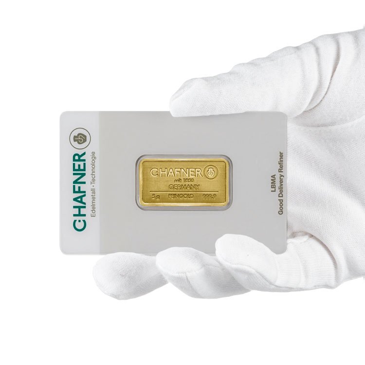 Gold bar C. Hafner 5 g (3)